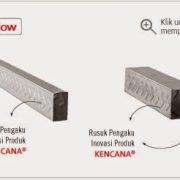Harga Hollow Kencana 4x4 Galvanis Plafon